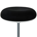 Sgabello per Estetista Girevole Altezza Regolabile Nero Ø40x45-59 cm 