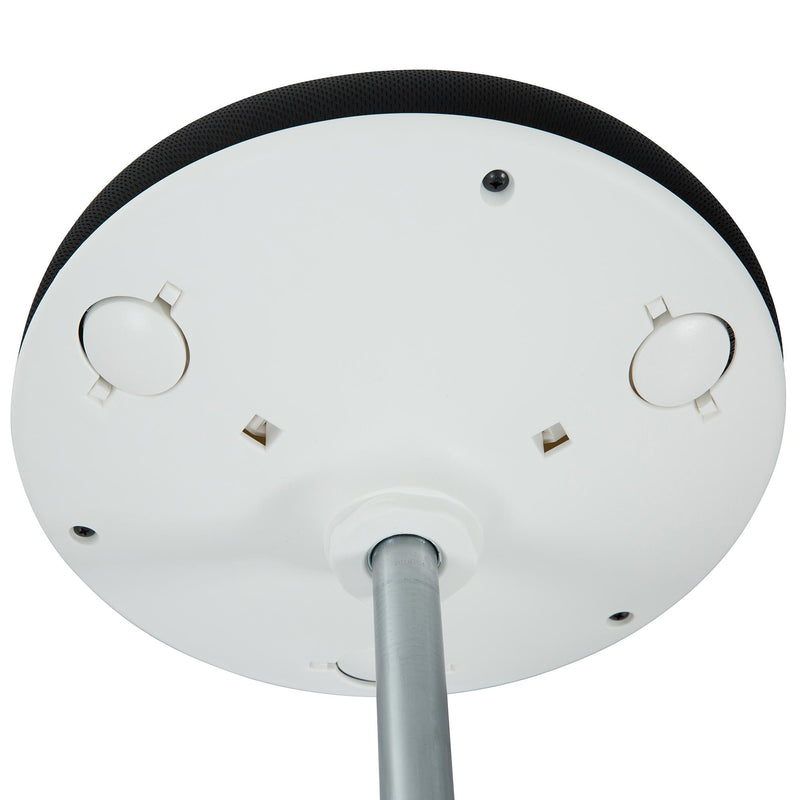 Sgabello per Estetista Girevole Altezza Regolabile Nero Ø40x45-59 cm 