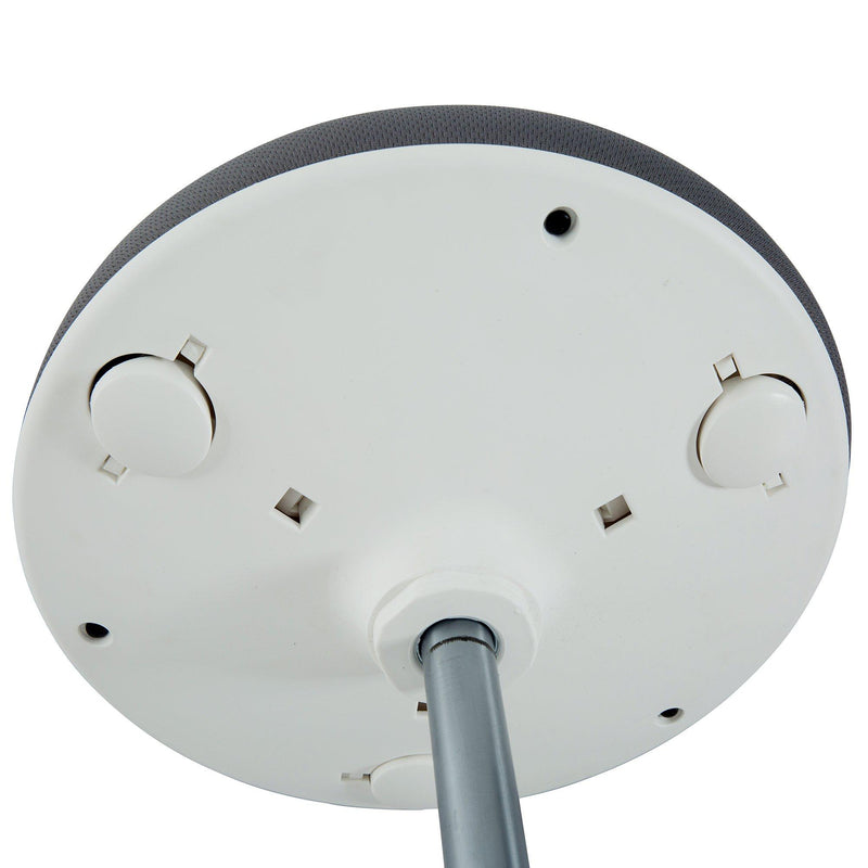 Sgabello per Estetista Girevole Altezza Regolabile Grigio Ø40x45-59 cm 