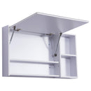 Specchio Armadietto da Bagno Pensile Bianco 90x50x12 cm 