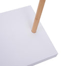 Stender Appendiabiti con Binario Porta Abiti e Ripiano Porta Borse Scarpe in Bambù 80x45x150 cm 