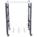 Stendibiancheria Pieghevole in Alluminio e Plastica 157.5x54x101 cm 