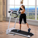 Tapis Roulant Elettrico Pieghevole Schermo LCD 500W Velocità Max 10km/h 