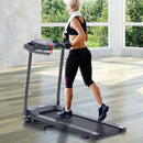 Tapis Roulant Elettrico con Schermo LCD Pieghevole 0.75 HP Nero 