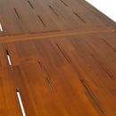 Set da Pranzo Tavolo Alto 6 Sgabelli in Legno Seduta Imbottita 