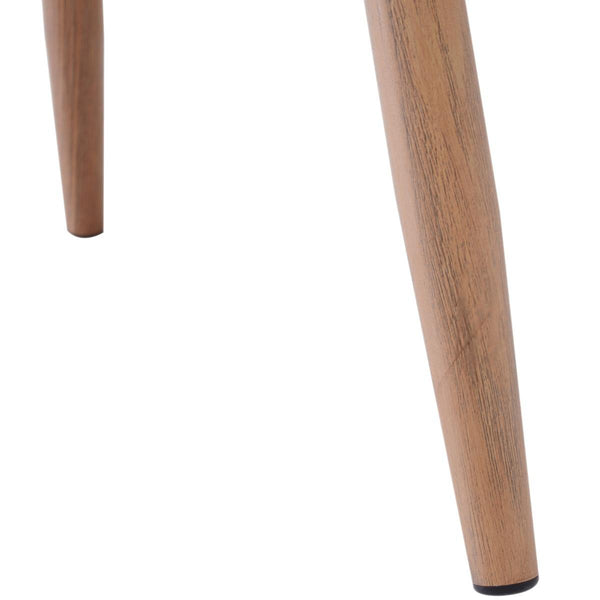 acquista Tavolino da Caffè Rotondo in Legno e Metallo Bianco Ø80x45 cm