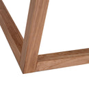 Tavolino da Caffè Moderno Quadrato in Legno 60x60x45 cm 