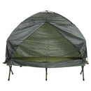 Tenda da Campeggio Singola 2 in 1 Verde 193x77x118 cm 
