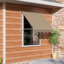 Tenda da Sole Avvolgibile a Parete a Caduta Impermeabile Beige 180x70 cm 