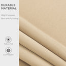 Tenda da Sole Avvolgibile Parasole a Parete Manuale Impermeabile Beige 2.5x2m 