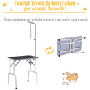 Tavolo da Toelettatura e Tosatura per Cani e Gatti Carico 30kg 81x48.5x80 cm 