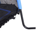 Trampolino Tappeto Elastico per Bambini Ø155x122.5 cm con Rete di Sicurezza Nero e Blu 