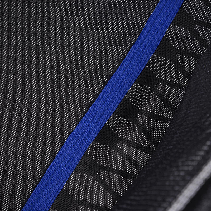 Trampolino Tappeto Elastico per Bambini Ø155x122.5 cm con Rete di Sicurezza Nero e Blu 