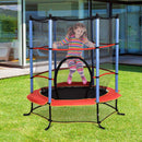 Trampolino Tappeto Elastico per Bambini Ø140 cm con Rete di Sicurezza 