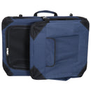 Trasportino Pieghevole per Cani e Gatti Blu nero 60x42x42 cm 