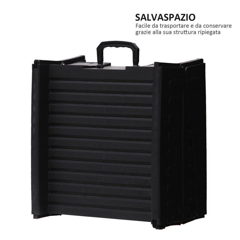 Rampa Auto per Cani Pieghevole in Plastica 152x43x4 cm 