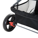 Passeggino per Cani Pieghevole Nero 77x47x101 cm 