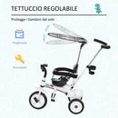 Triciclo per Bambini Maniglione Parasole Barra di Protezione in Metallo Deluxe 