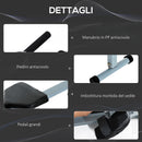 Vogatore Professionale per Fitness con Display 130x67.5x67 cm 