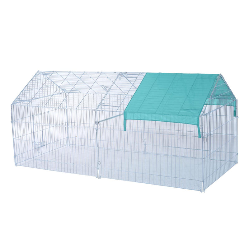 Recinto per Roditori da Esterno in Metallo 220x103x103 cm 