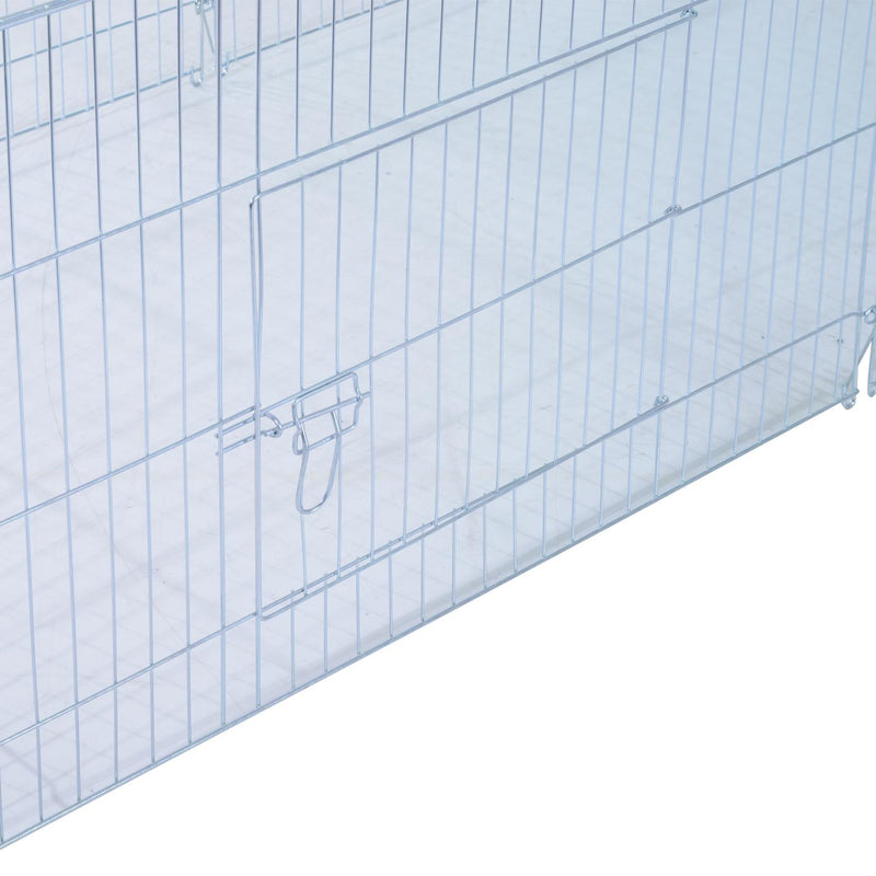 Recinto per Roditori da Esterno in Metallo 220x103x103 cm 