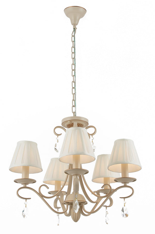 acquista Lampadario Elegant in Metallo Brionia Beige