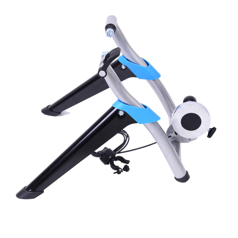 Rullo per Bicicletta a Magnete per Allenamento in Casa Argento 54.4x47.2x39.4 cm 