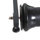 Rullo Bici Allenamento Lunghezza regolabile Nero 49x16x82-130 cm 