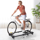Rullo Bici Allenamento Lunghezza regolabile Nero 49x16x82-130 cm 