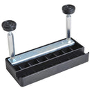 Rullo Bici Allenamento Lunghezza regolabile Nero 49x16x82-130 cm 