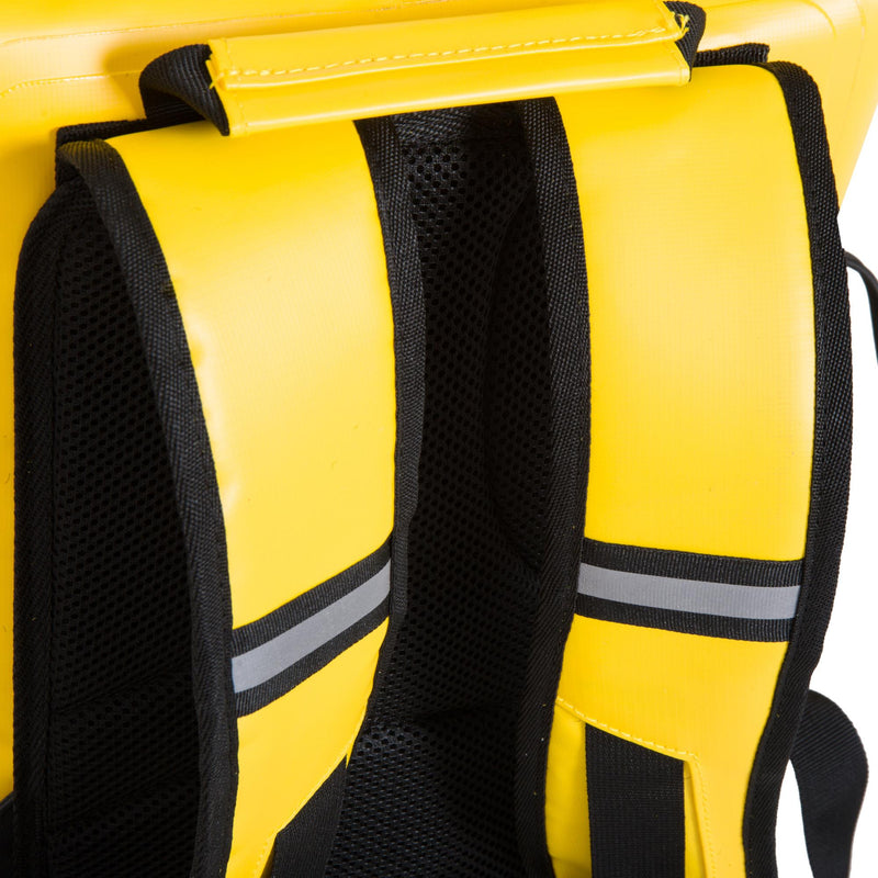 Borsa Zaino Impermeabile Multifunzionale Ideale per Outdoor Giallo 30L 