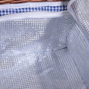 Cestino da Picnic per 4 Persone Posate Piatti Bicchieri e Accessori Vimini marrone 54x34x20 cm 