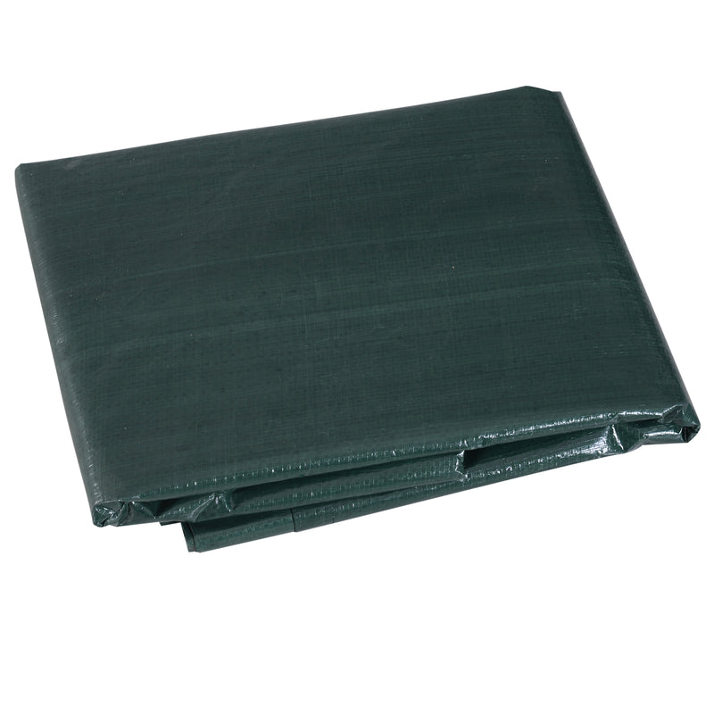 Telo Copertura per Dondolo e Mobili da Giardino Impermeabile Verde 215x155x150 cm 