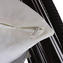 Set di 2 Braccioli di Ricambio in Rattan Sintetico Marrone 63x60x6 cm 