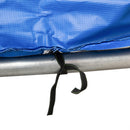 Copertura per Trampolino Elastico Giardino in PVC Blu Ø244 cm 