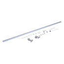 Kit Binario per Porta Scorrevole in Lega d'Alluminio 200x3.15x2.5 cm 