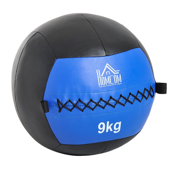 Palla Medica Crossfit Wall Ball 9kg Ø35 cm Nero-Blu online