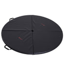 Tappetino Protettivo per Pole Dance Pieghevole e Antiscivolo Spessore 5 cm Nero Ø150 cm Soozier