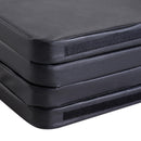 Tappetino Protettivo per Pole Dance Pieghevole e Antiscivolo Spessore 5 cm Nero Ø150 cm Soozier