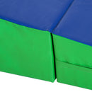 Materasso Training Pieghevole per Fitness Ginnastica Artistica Blu verde 180x90x40 cm 