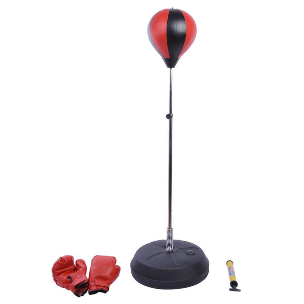 acquista Sacco da Boxe Punching Ball con Guantoni e Pompa