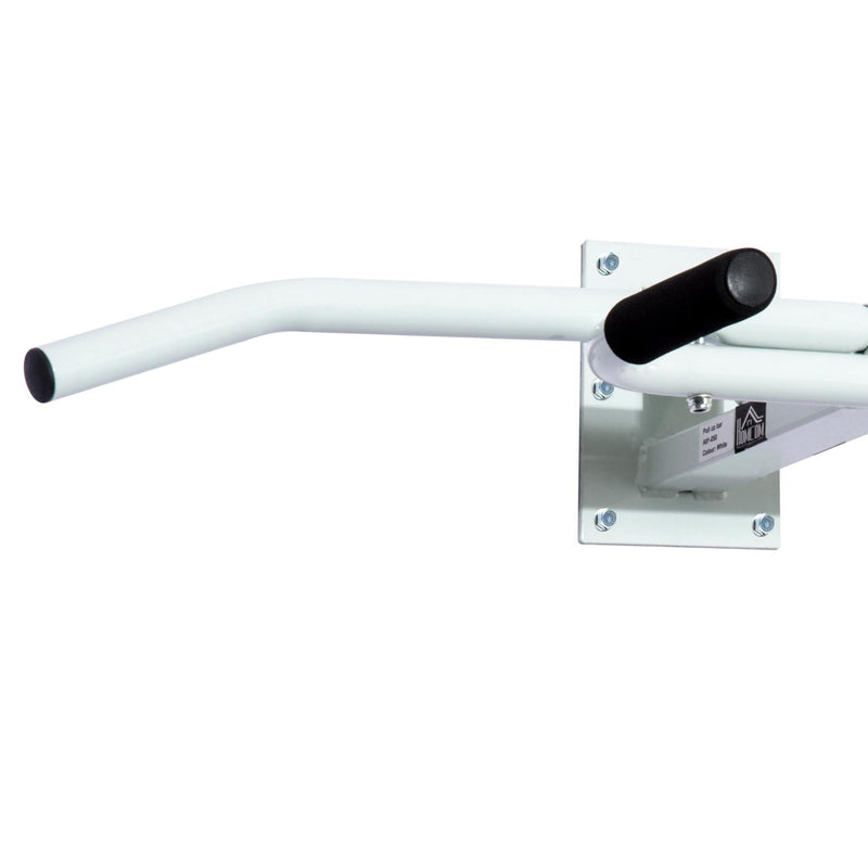 Barra Trazioni da Muro e Parete Multifunzionale 118x44x20 cm Bianco 