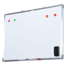 Lavagna Magnetica da parete 90x60 cm in alluminio Bianco 