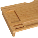 Supporto per Monitor PC in Bambù Naturale 60x30x8.5 cm 