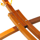 Amaca in Tessuto a Righe Colorato con Supporto in Legno 3.15x1x1.1m 