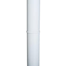 Appendiabiti Attaccapanni da Terra in Acciaio Bianco 35x35x176 cm 