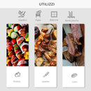 Barbecue a Carbone Carbonella Portatile Pieghevole in Ferro Nero 