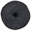 Base per Ombrellone da Giardino a Sacco Riempibile in Tessuto Oxford Nero Ø48x18 cm 