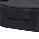 Base per Ombrellone da Giardino a Sacco Riempibile in Tessuto Oxford Nero Ø48x18 cm 