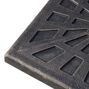 Base per Ombrellone da Giardino Ø38 a Ø48 Rettangolare 16kg in Resina 47x32 cm 